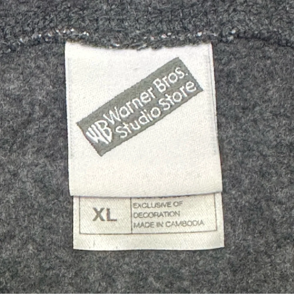 Warner Bros. Studio Store Dark Gray Apparel Sweater XL Men’s